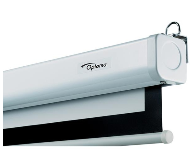 Optoma Ekran ręczny 92' 203x114 16:9 Biały Matowy - 259699 - zdjęcie 2